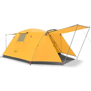 Camping Tent 2/4 person, Waterproof, Easy Set-Up with porch and wind block.