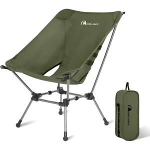 Portable Camping Chair Plus, Upgraded Comfort & Size, Compact
