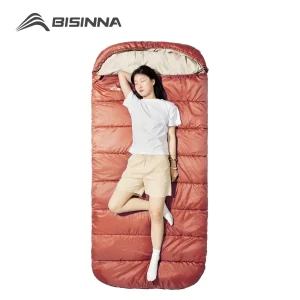 BISINNA Large Camping Sleeping Bag. 3 season, lightweight, Loose Widen Bag Long Size for Adult