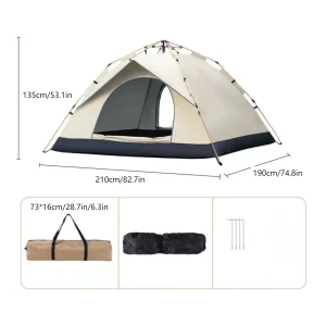 Automatic Quick-opening Tent, Weather Resistant.