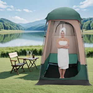 Shower/Toilet Privacy Tent Outdoor Camping  Shelter 160x160x240cm