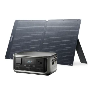 ALLPOWERS VOLIX P300 Solar Generator 256Wh Portable Power Station & SE100 100W Monocrystalline Solar Panel for Camping