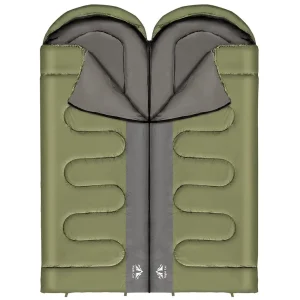 Night Cat Camping Sleeping Bag 3 Seasons Lightweight. 4 in 1 bag, single/double, blanket, sleeping mat.