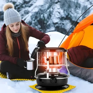 2-in-1 Outdoor Heater Stove Kerosine 9000 BTU